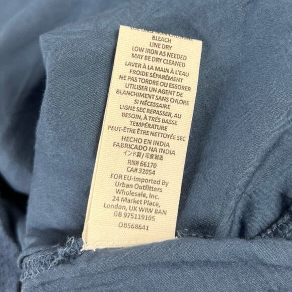 Free People Go Lightly Swing Dress in Blue Size Medium - Picture 6 of 7